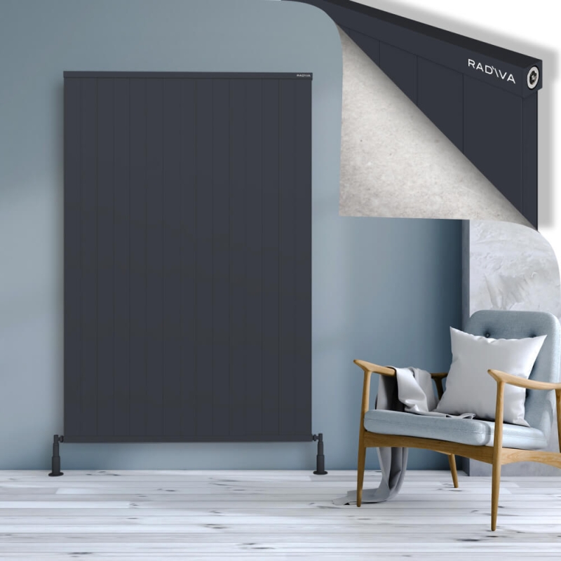 RIO Dekoratif Alüminyum Radyatör 1800x1504 Koyu Antrasit - 2RIO18001504B6TS