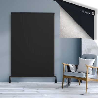 Radiva - RIO Dekoratif Alüminyum Radyatör 1800x1504 Siyah (1)