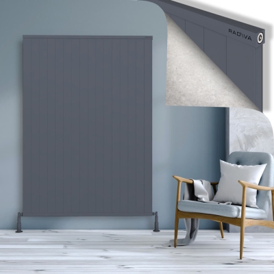 Radiva - RIO Dekoratif Alüminyum Radyatör 1800x1604 Antrasit