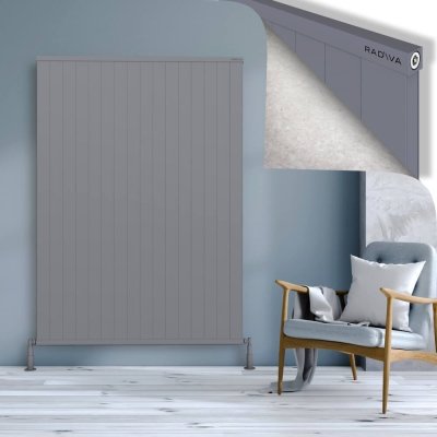 Radiva - RIO Dekoratif Alüminyum Radyatör 1800x1604 Gri - 400
