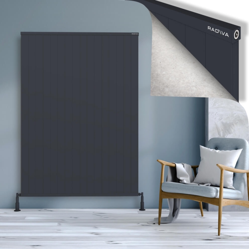 RIO Dekoratif Alüminyum Radyatör 1800x1604 Koyu Antrasit - 2RIO18001604B6TS