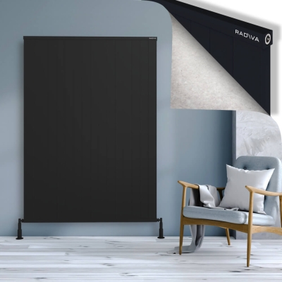 Radiva - RIO Dekoratif Alüminyum Radyatör 1800x1604 Siyah - 400
