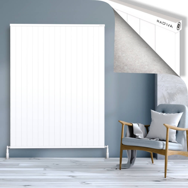 RIO Dekoratif Alüminyum Radyatör 1800x1704 Beyaz - 2RIO18001704B1TS