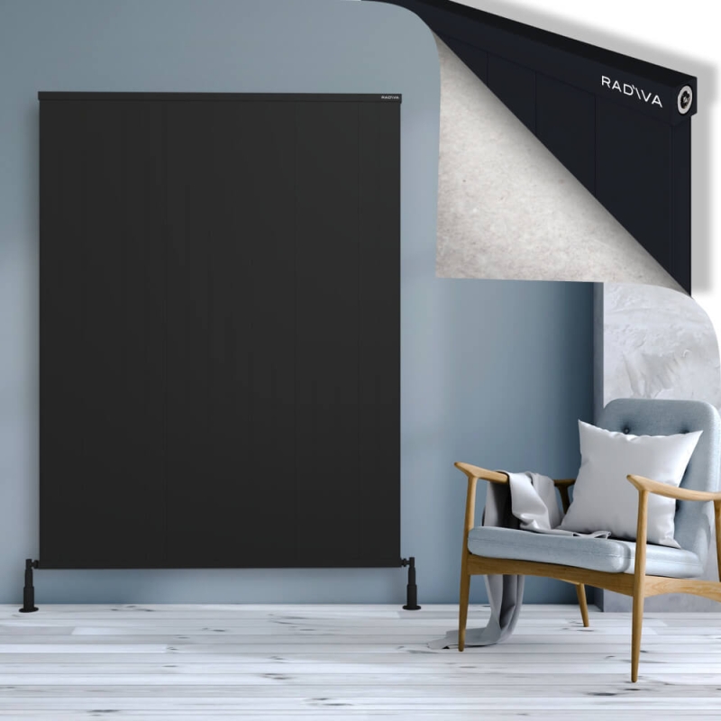 RIO Dekoratif Alüminyum Radyatör 1800x1704 Siyah - 2RIO18001704B3TS