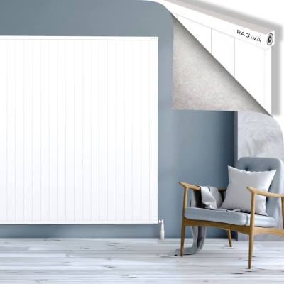 Radiva - RIO Dekoratif Alüminyum Radyatör 1800x2004 Beyaz - 400