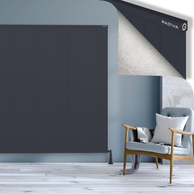 Radiva - RIO Dekoratif Alüminyum Radyatör 1800x2204 Koyu Antrasit (1)