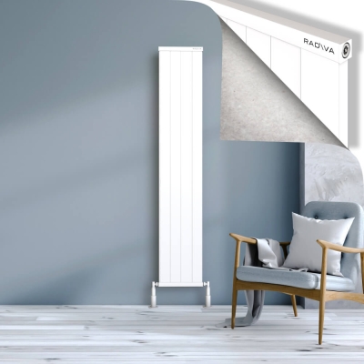 Radiva - RIO Dekoratif Alüminyum Radyatör 1800x404 Beyaz