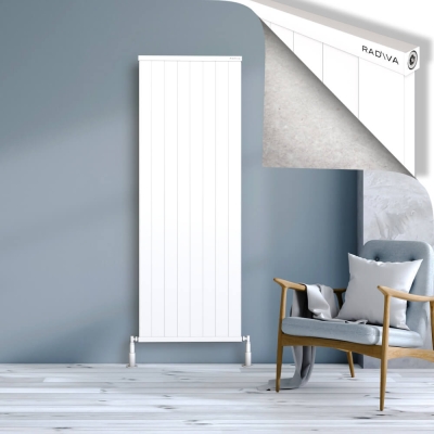 Radiva - RIO Dekoratif Alüminyum Radyatör 1800x804 Beyaz