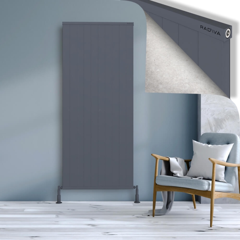 RIO Dekoratif Alüminyum Radyatör 1900x1004 Antrasit - 2RIO19001004B2TS