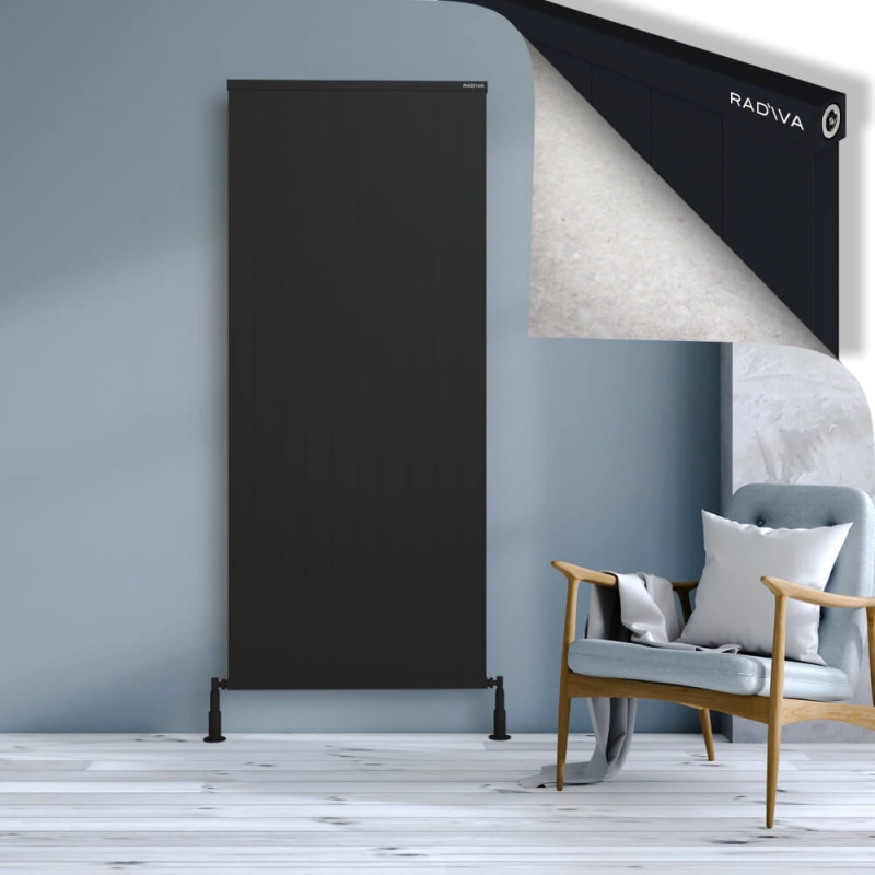 RIO Dekoratif Alüminyum Radyatör 1900x1004 Siyah - 2RIO19001004B3TS