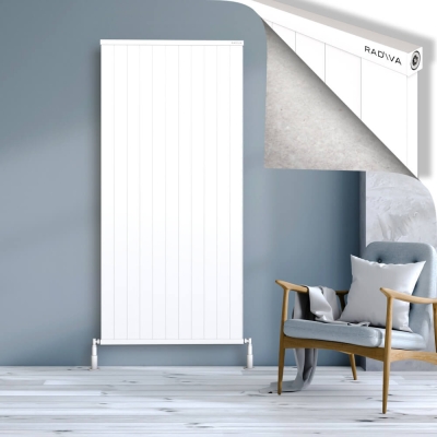 Radiva - RIO Dekoratif Alüminyum Radyatör 1900x1104 Beyaz