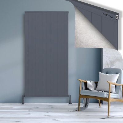 Radiva - RIO Dekoratif Alüminyum Radyatör 1900x1204 Antrasit