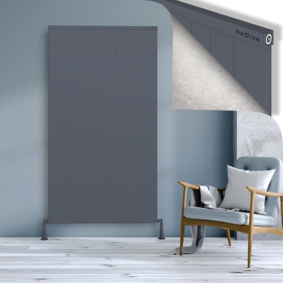 Radiva - RIO Dekoratif Alüminyum Radyatör 1900x1304 Antrasit