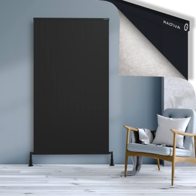 Radiva - RIO Dekoratif Alüminyum Radyatör 1900x1304 Siyah (1)