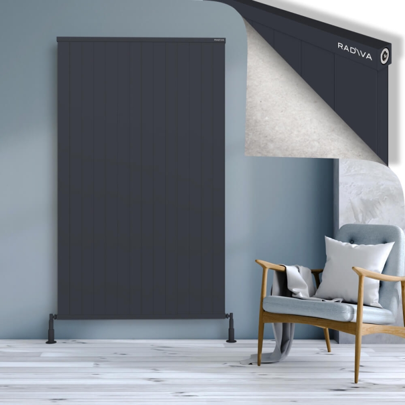 RIO Dekoratif Alüminyum Radyatör 1900x1404 Koyu Antrasit - 2RIO19001404B6TS