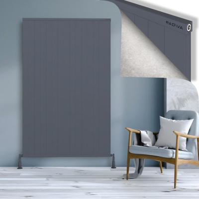 Radiva - RIO Dekoratif Alüminyum Radyatör 1900x1504 Antrasit - 400