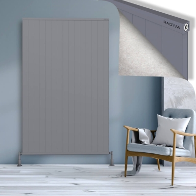 Radiva - RIO Dekoratif Alüminyum Radyatör 1900x1504 Gri