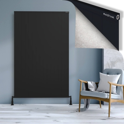 Radiva - RIO Dekoratif Alüminyum Radyatör 1900x1504 Siyah