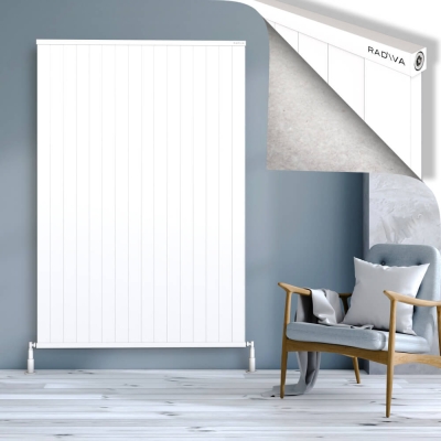 Radiva - RIO Dekoratif Alüminyum Radyatör 1900x1604 Beyaz