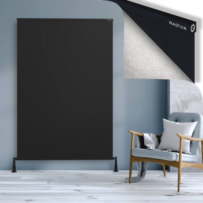 Radiva - RIO Dekoratif Alüminyum Radyatör 1900x1604 Siyah - 400