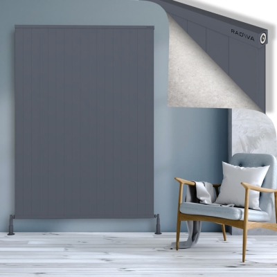 Radiva - RIO Dekoratif Alüminyum Radyatör 1900x1704 Antrasit