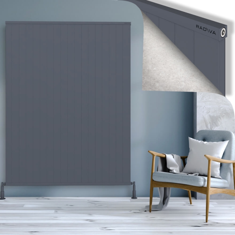 RIO Dekoratif Alüminyum Radyatör 1900x1804 Antrasit - 2RIO19001804B2TS