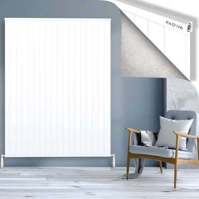 Radiva - RIO Dekoratif Alüminyum Radyatör 1900x1804 Beyaz - 400