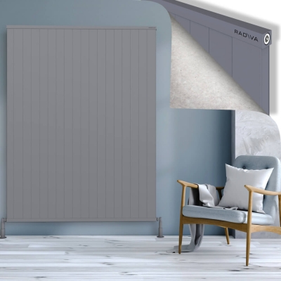 Radiva - RIO Dekoratif Alüminyum Radyatör 1900x1804 Gri - 400