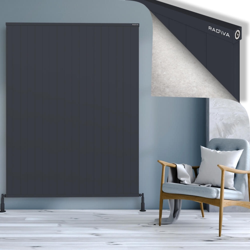 RIO Dekoratif Alüminyum Radyatör 1900x1804 Koyu Antrasit - 2RIO19001804B6TS