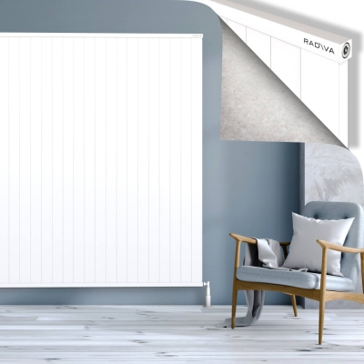 Radiva - RIO Dekoratif Alüminyum Radyatör 1900x2204 Beyaz - 400