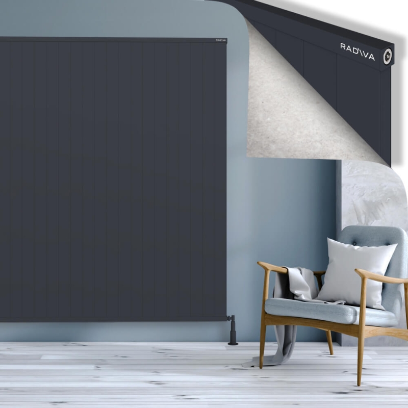 RIO Dekoratif Alüminyum Radyatör 1900x2204 Koyu Antrasit - 2RIO19002204B6TS