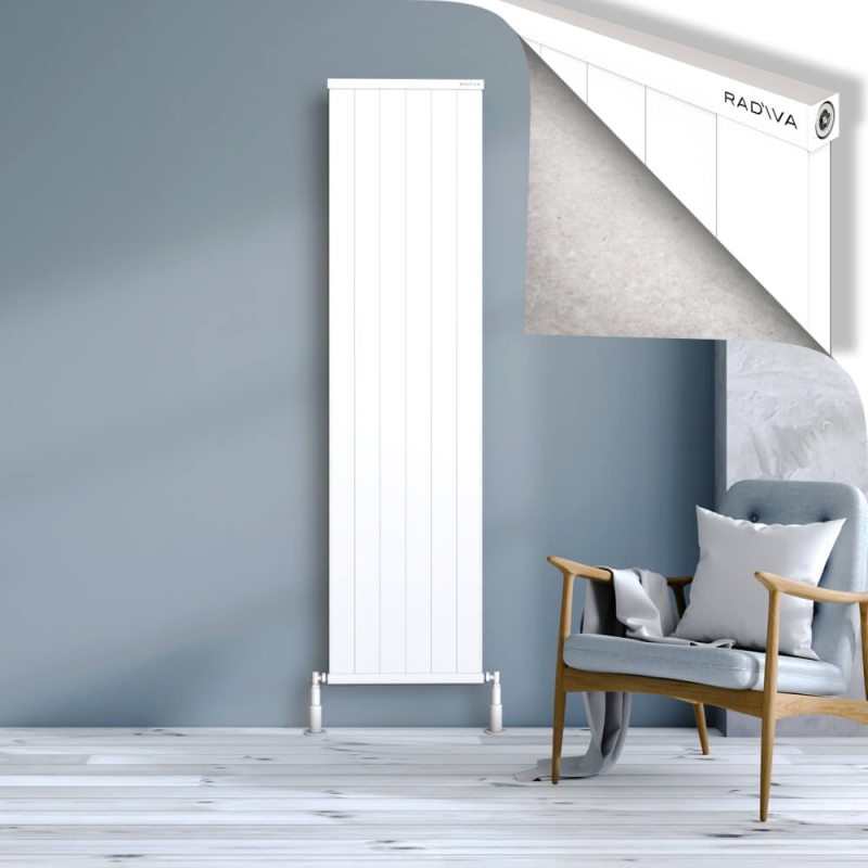 RIO Dekoratif Alüminyum Radyatör 1900x604 Beyaz - 2RIO19000604B1TS