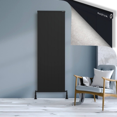 Radiva - RIO Dekoratif Alüminyum Radyatör 1900x804 Siyah - 400
