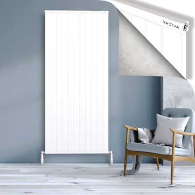 Radiva - RIO Dekoratif Alüminyum Radyatör 2000x1104 Beyaz (1)