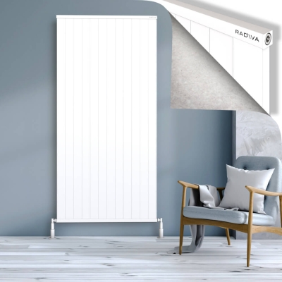 Radiva - RIO Dekoratif Alüminyum Radyatör 2000x1204 Beyaz