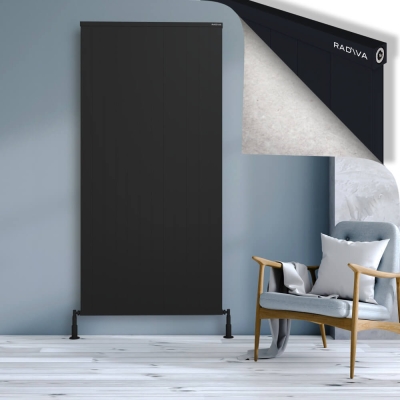 Radiva - RIO Dekoratif Alüminyum Radyatör 2000x1204 Siyah - 400