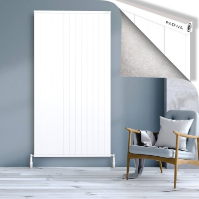 Radiva - RIO Dekoratif Alüminyum Radyatör 2000x1304 Beyaz (1)