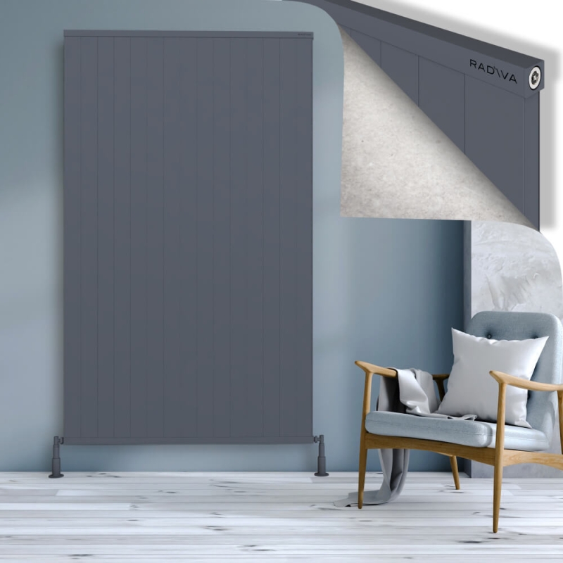 RIO Dekoratif Alüminyum Radyatör 2000x1504 Antrasit - 2RIO20001504B2TS