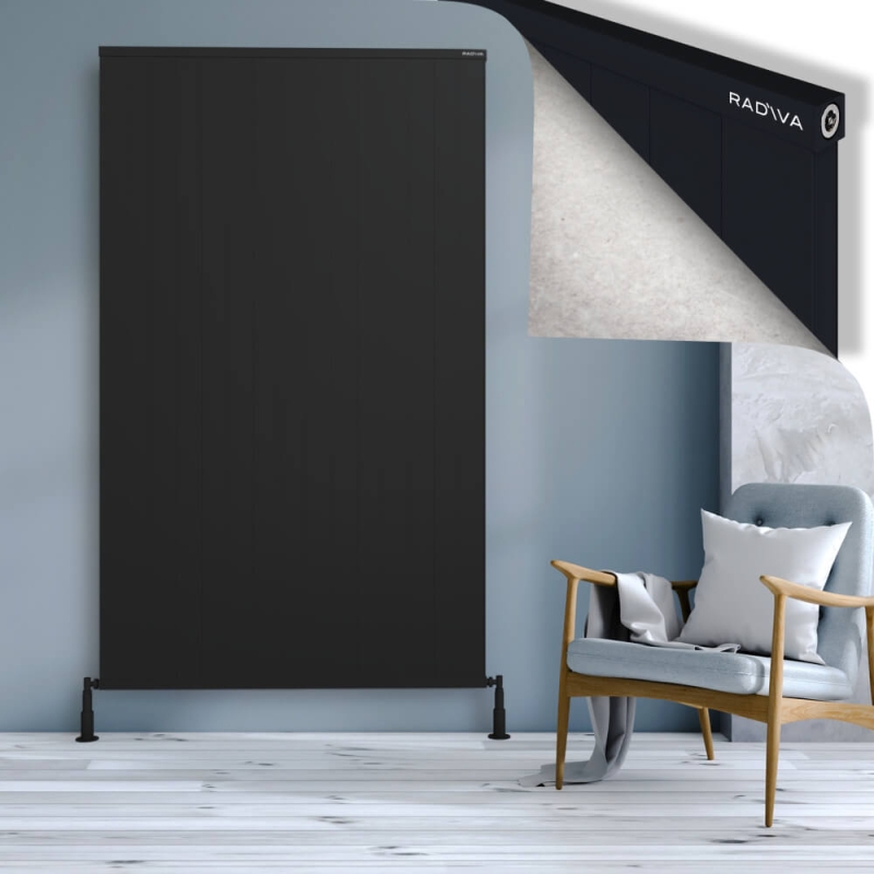 RIO Dekoratif Alüminyum Radyatör 2000x1504 Siyah - 2RIO20001504B3TS