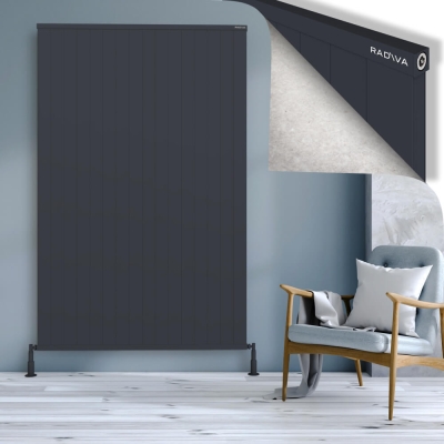 Radiva - RIO Dekoratif Alüminyum Radyatör 2000x1604 Koyu Antrasit (1)