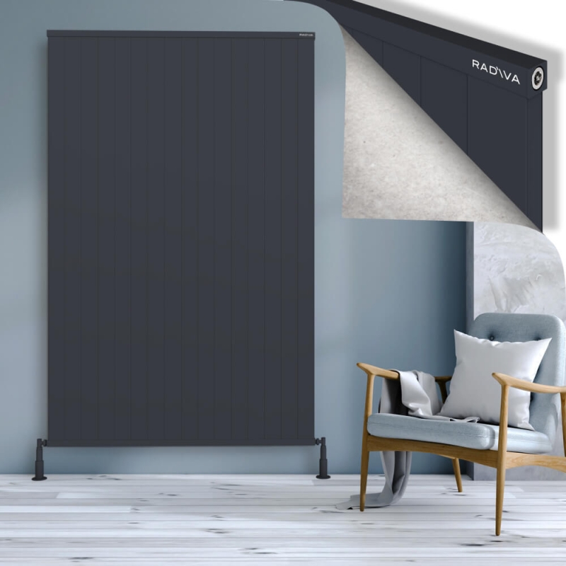 RIO Dekoratif Alüminyum Radyatör 2000x1604 Koyu Antrasit - 2RIO20001604B6TS