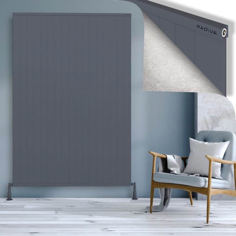 RIO Dekoratif Alüminyum Radyatör 2000x1704 Antrasit - 2RIO20001704B2TS