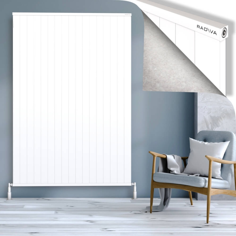 RIO Dekoratif Alüminyum Radyatör 2000x1704 Beyaz - 2RIO20001704B1TS