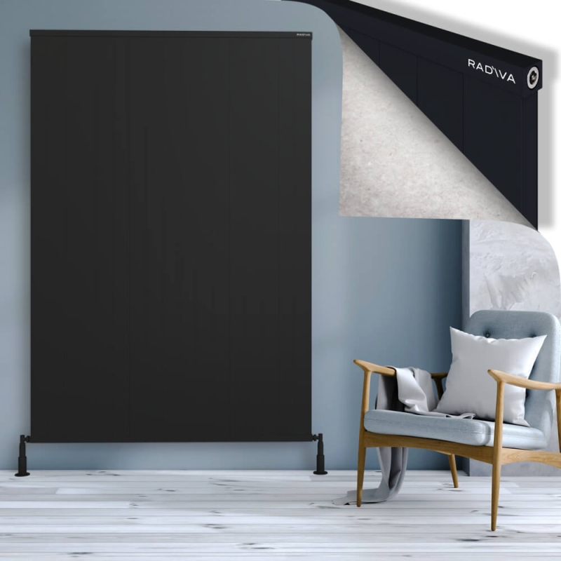 RIO Dekoratif Alüminyum Radyatör 2000x1704 Siyah - 2RIO20001704B3TS