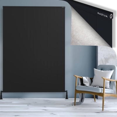 Radiva - RIO Dekoratif Alüminyum Radyatör 2000x1804 Siyah - 400