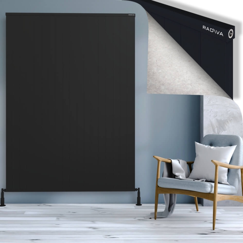 RIO Dekoratif Alüminyum Radyatör 2000x1804 Siyah - 2RIO20001804B3TS