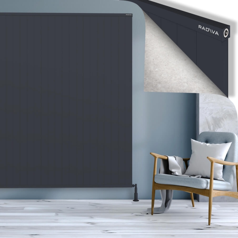 RIO Dekoratif Alüminyum Radyatör 2000x1904 Koyu Antrasit - 2RIO20001904B6TS