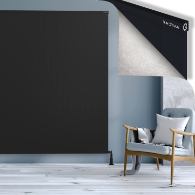 Radiva - RIO Dekoratif Alüminyum Radyatör 2000x1904 Siyah