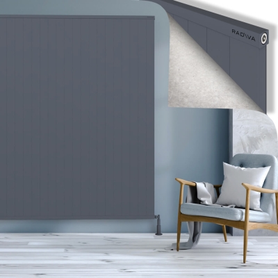 Radiva - RIO Dekoratif Alüminyum Radyatör 2000x2404 Antrasit