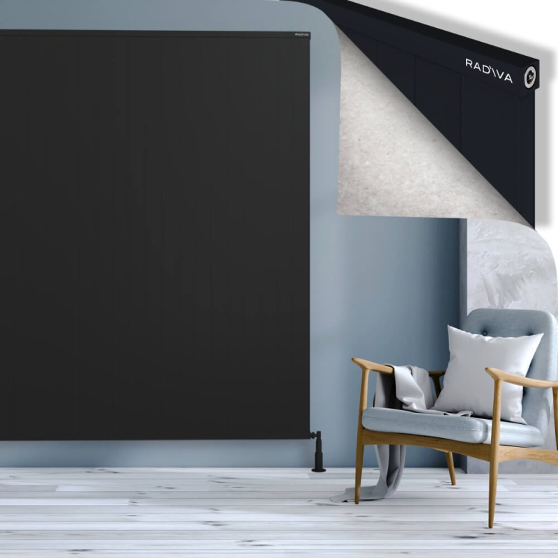 RIO Dekoratif Alüminyum Radyatör 2000x2904 Siyah - 2RIO20002904B3TS